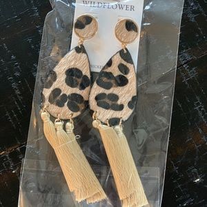 Leopard Print Earrings